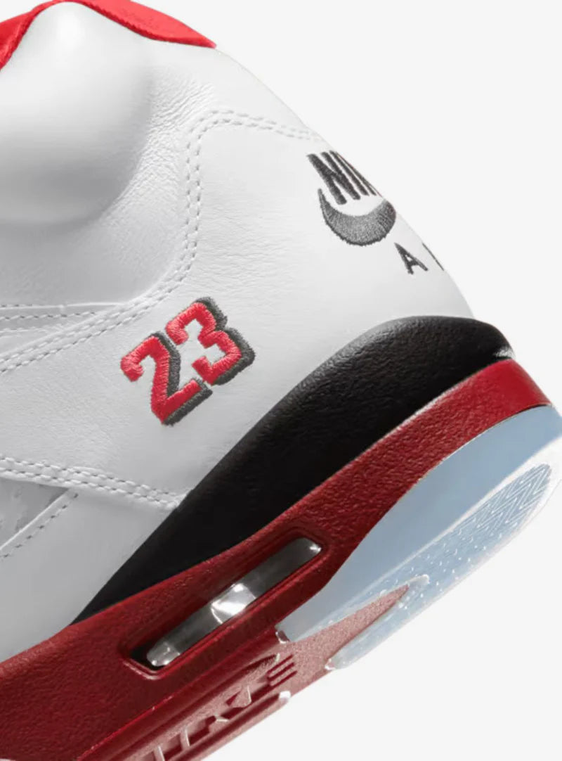 Air Jordan 5 Retro Fire Red Black Tongue (2025)