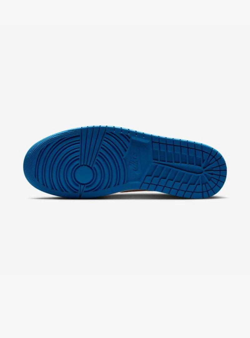 Air Jordan 1 Retro Low OG SP Fragment x Travis Scott Sail Military Blue