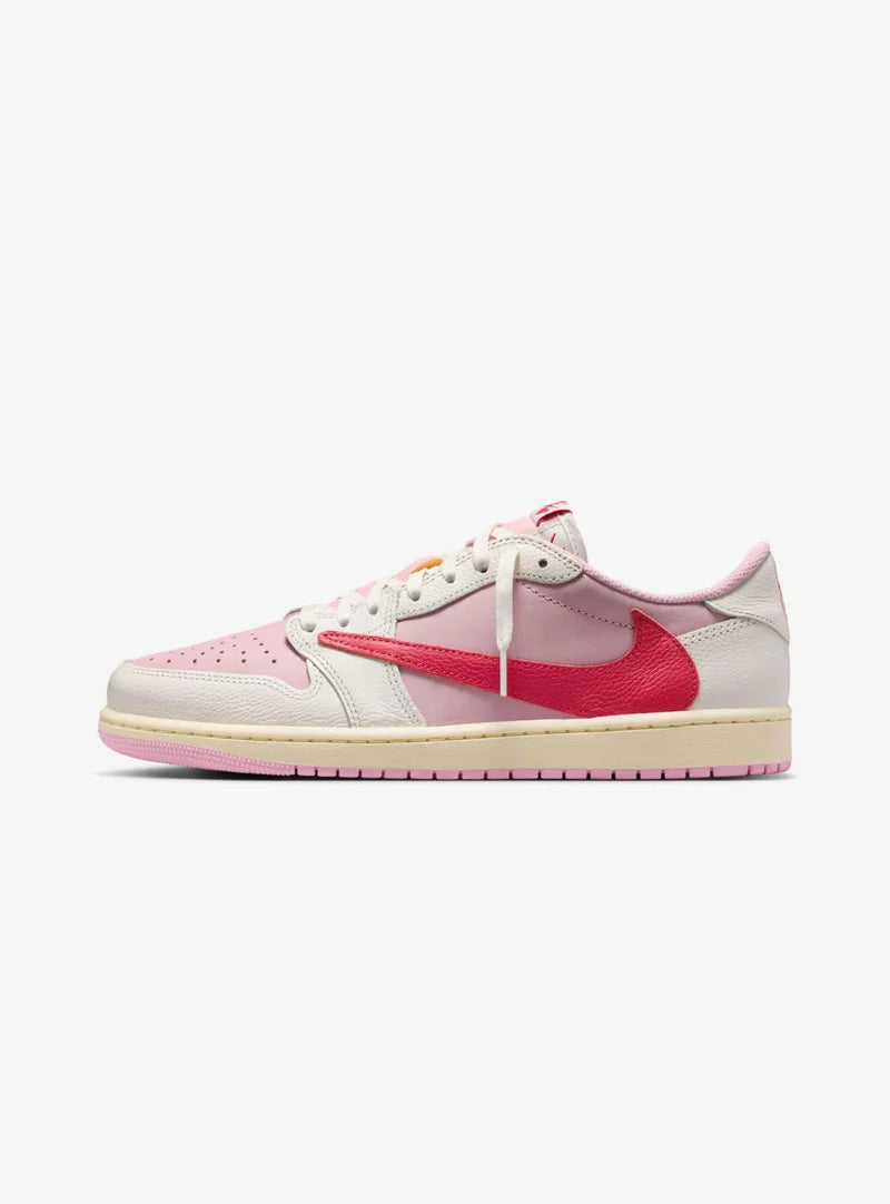 Air Jordan 1 Retro Low OG SP Travis Scott Sail Tropical Pink