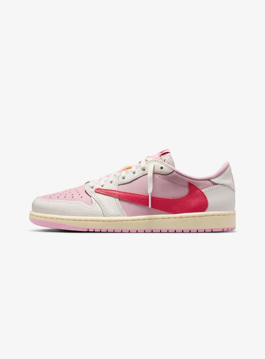 Air Jordan 1 Retro Low OG SP Travis Scott Sail Tropical Pink