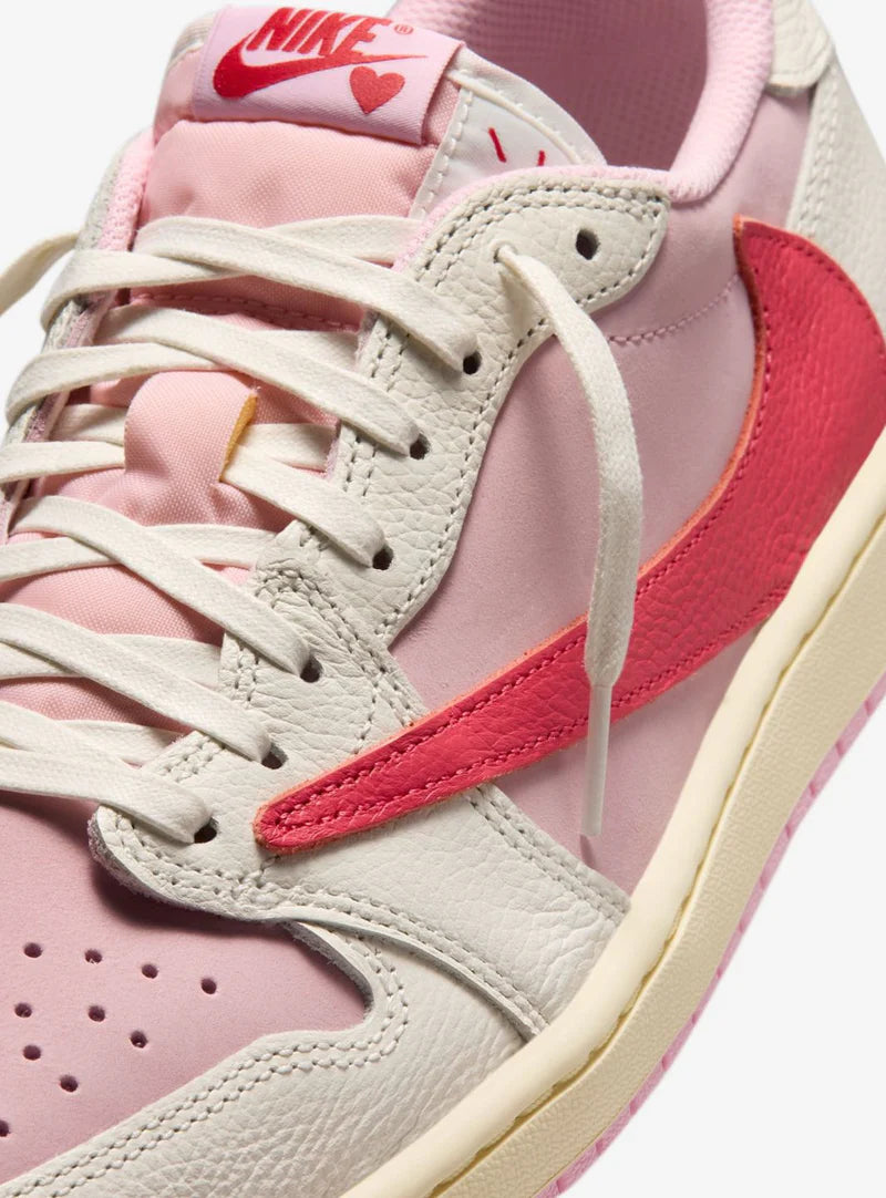 Air Jordan 1 Retro Low OG SP Travis Scott Sail Tropical Pink
