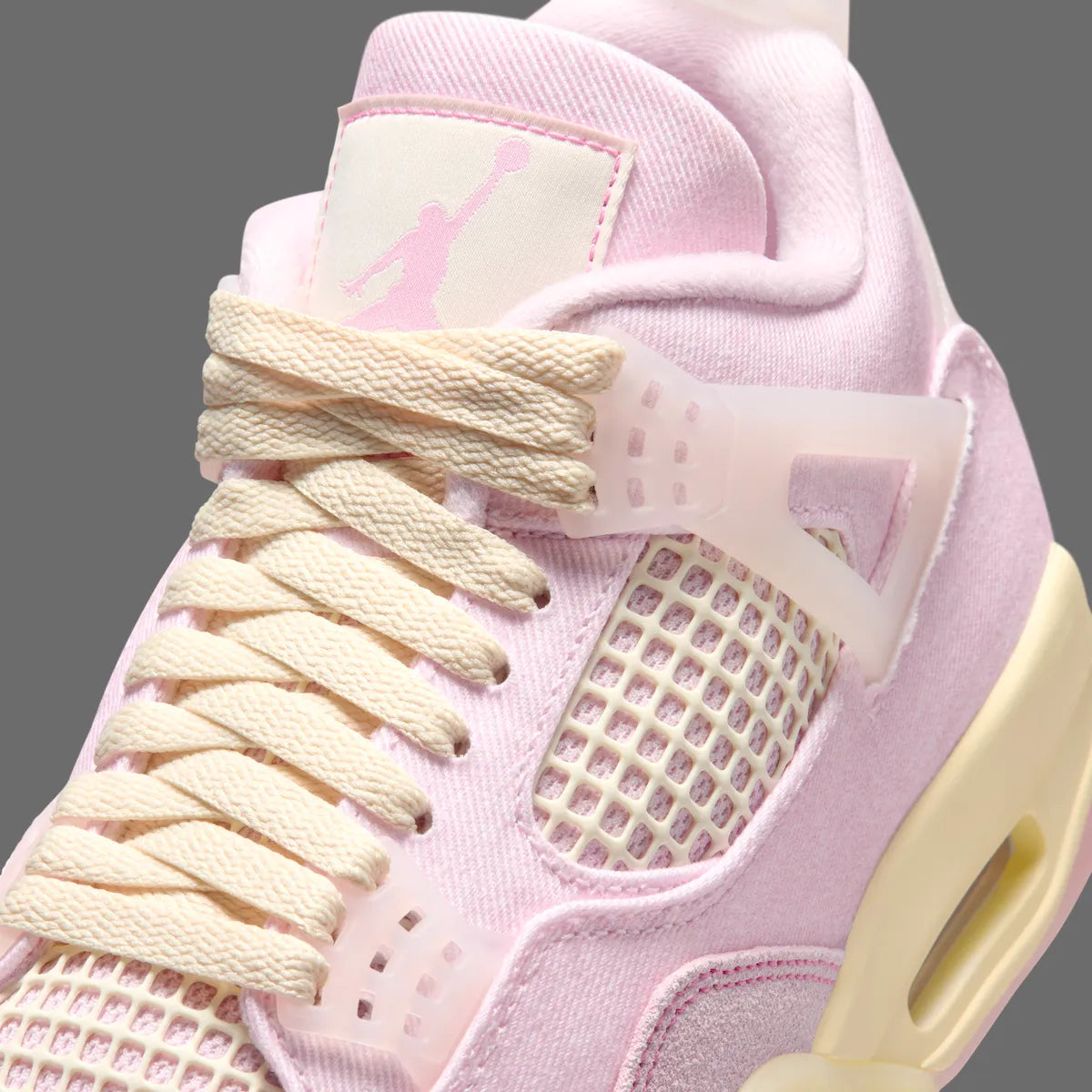 Jordan 4 Denim "Iced Carmine"